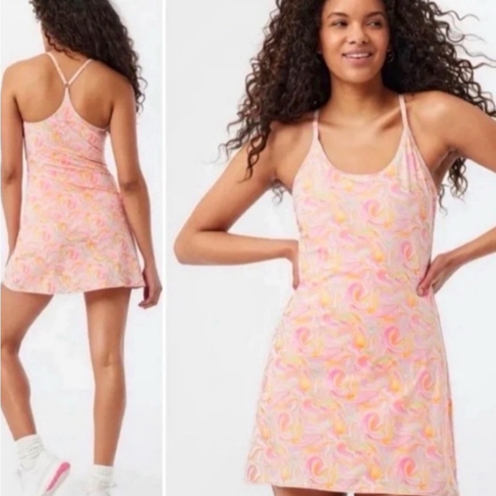 Pink Marble Exercise Dress